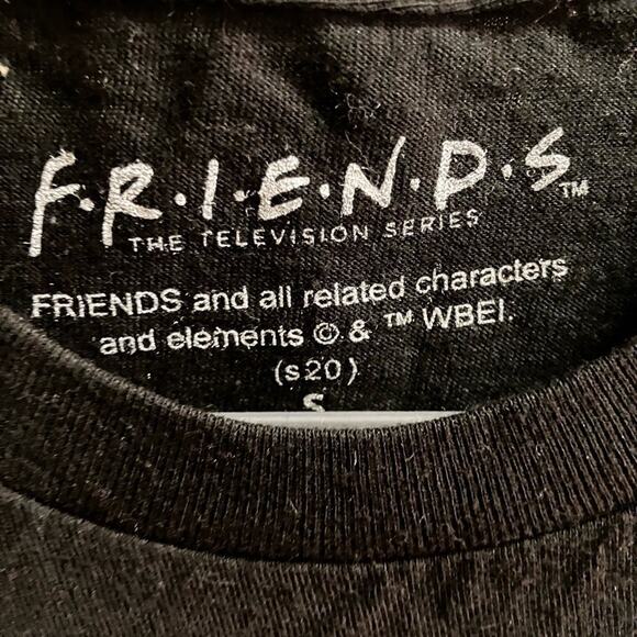 FRIENDS Central Perk Tee T-shirt Women’s Small Black Coffee, 90s, TV - Picture 3 of 4